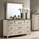 Furniture of America® Agathon Antique White/Walnut Dresser-2