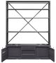 ACME Furniture Cargo Gunmetal Bookshelf with Ladder-2
