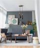 A & B Home Brown Triple Pendant Light-1