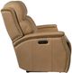 Hooker® Furniture MS Rhea Sahara Sand Power Reclining Loveseat with Power Headrest-2