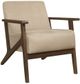 Homelegance® August Dark Walnut/Light Brown Accent Chair-0