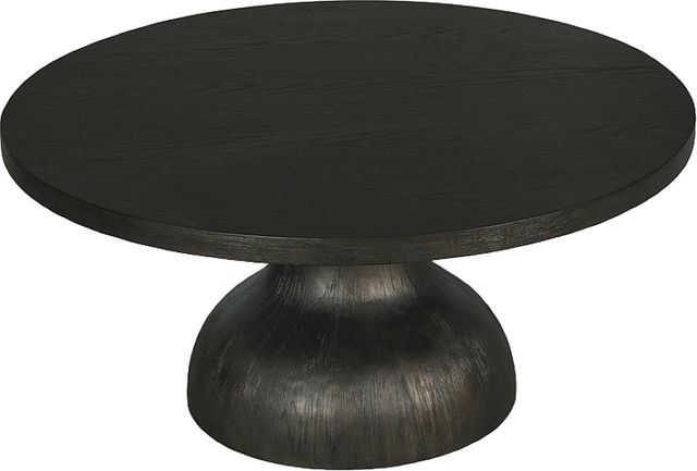 Magnussen Home® Bosley Coffee Bean Round Cocktail Table-1