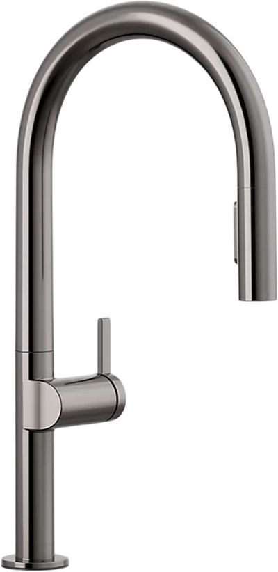 KOHLER® Components® Vibrant Titanium Pull-Down Kitchen Sink Faucet with 2-Function Sprayhead-0