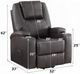 ACME Furniture Evander Brown Power Lift Recliner with Massage-2