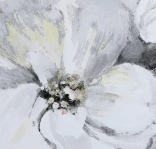 StyleCraft Neutral Endless Blossom Gray/Off-White Wall Art-1