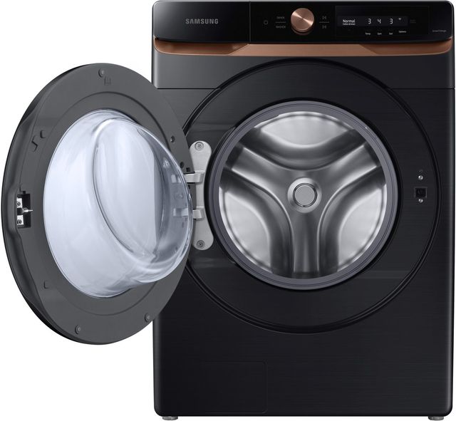 Samsung 6500 Series 4.6 Cu. Ft. Brushed Black Front Load Washer-1