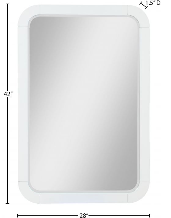 Meridian Furniture Sage White Dresser Mirror-2