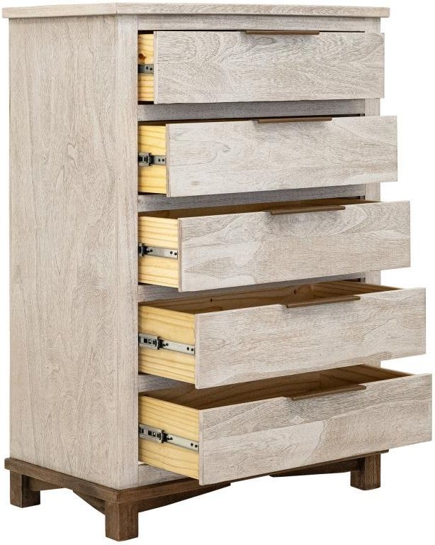 International Furniture Direct Golden Loft Gray Chest-4