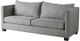 A & B Home Gray Upholstered Sofa-0