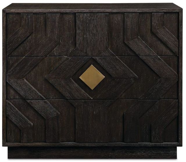 Uttermost® Faulkner Black 3-Drawer Modern Chest-3