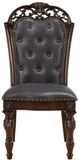 Homelegance® Adelina 2-Piece Brown-Cherry Side Chair Set-2