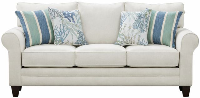 Fusion Furniture 1140 Grande Glacier White Sofa-0
