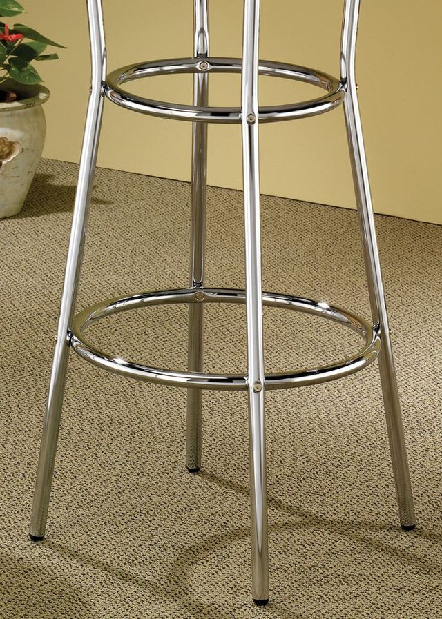 Coaster® Theodore Black Bar Table with Silver Base-2