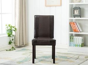 Mazin Furniture Algarve Dark Brown Side Dining Chair-1