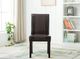 Mazin Furniture Algarve Dark Brown Side Dining Chair-1