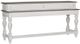Liberty Furniture Magnolia Manor Antique White Console Bar Table with Brown Top -4