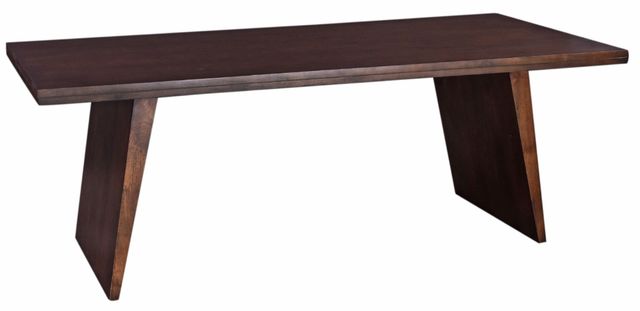 Home Trends & Design Palermo Matte Brown Dining Table-0