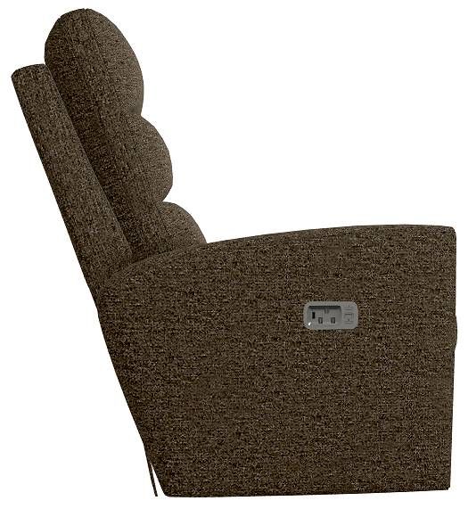 La-Z-Boy® Liam Mocha Power Wall Reclining Loveseat with Headrest-2