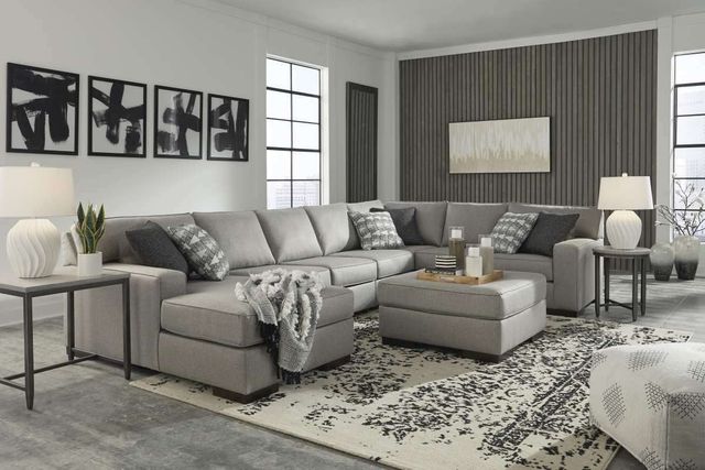 Benchcraft® Marsing Nuvella 6-Piece Slate Living Room Set-3