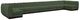 Meridian Furniture Quinn 9-Piece Green Sectional-0