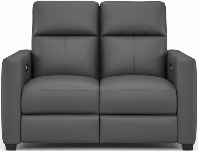 Flexsteel® Broadway Shale Power Reclining Loveseat with Power Headrests-1