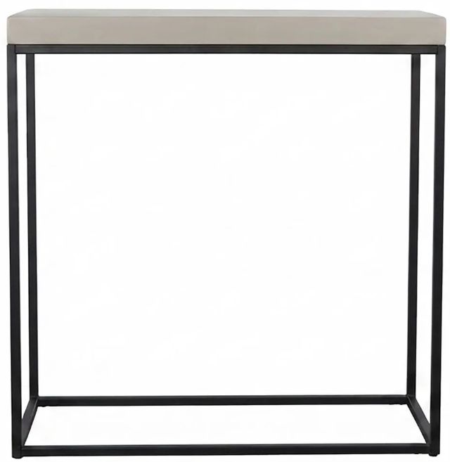 Sunny Designs™ Jax Beige Small Console Table with Black Base-3