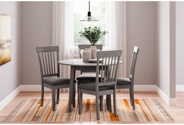 Signature Design by Ashley® Shullden 5-Piece Gray Dining Set-3