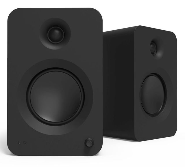 Kanto REN 5.25" Matte Black Bookshelf Speakers (Pair)-1
