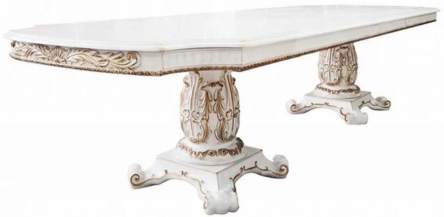 ACME Furniture Vendome Antique Pearl Rectangular Dining Table-0