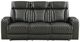 ACME Furniture Taddeo Dark Gray Power Reclining Sofa with Power Headrest-2