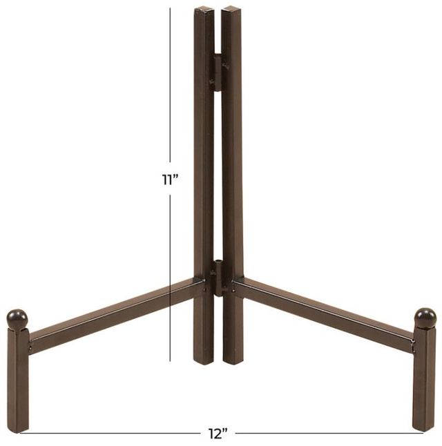 Deco Marche Black Display Easel with Foldable Stand-2