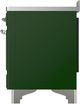 Ilve® Majestic III 48" Emerald Green Pro Style Induction Range with Triple Glass Door and Chrome Trim-3