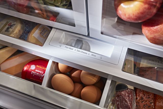 KitchenAid® 26.8 Cu. Ft. Black Stainless Steel with PrintShield™ Finish French Door Refrigerator-4