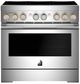JennAir® Rise 36" Stainless Steel Pro Style Induction Range -0
