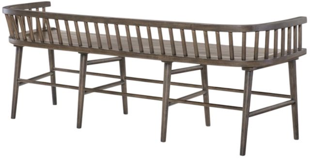 Legacy Classic Xxx's and Ooo's Cocoa Windsor Dining Bench-2