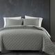 HiEnd Accents Eucalyptus 3-Piece Sage King Bedding Bundle-4