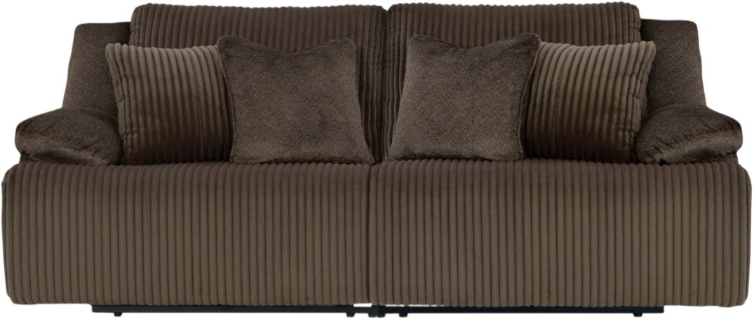 Signature Design by Ashley® Top Tier 2-Piece Chocolate Manual Reclining Sectional Sofa