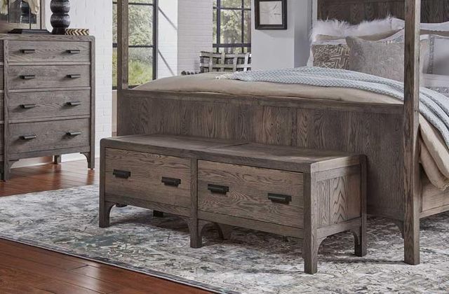 Urban Collections by Yutzy Woodworking Sonoma Retreat White Oak Bench-1