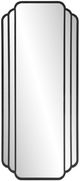 Signature Design by Ashley® Antigone Black Floor Mirror-0