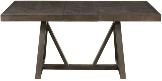 Intercon Hearst Reclaimed Chevron Trestle Table-2