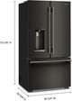 KitchenAid® 36" 23.1 Cu. Ft. Black Ore Counter Depth French Door Refrigerator with Intelligent Auto Fill-2
