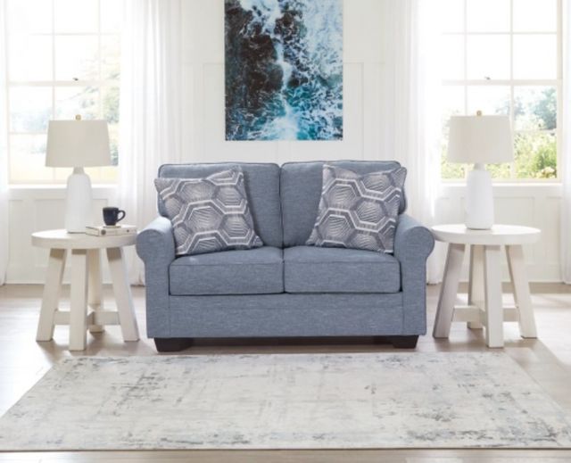 Benchcraft® Carissa Manor Denim Loveseat-4