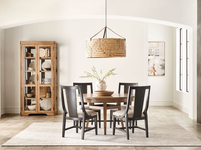 American Drew® Summit Basalt/Beige Highlands Side Chair-1