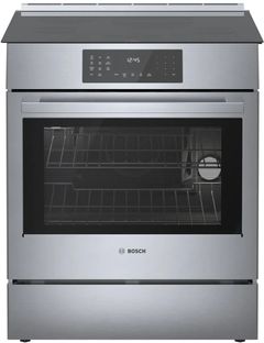 Bosch® 800 Series 30" Stainless Steel Slide-in Induction Range