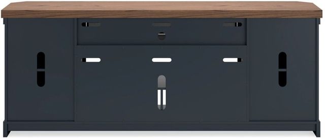 Signature Design by Ashley® Landocken Light Brown/Dark Slate Blue 83" TV Stand-2