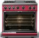 Viking® 7 Series 36" Valentine Pro Style Dual Fuel Range with Griddle-1
