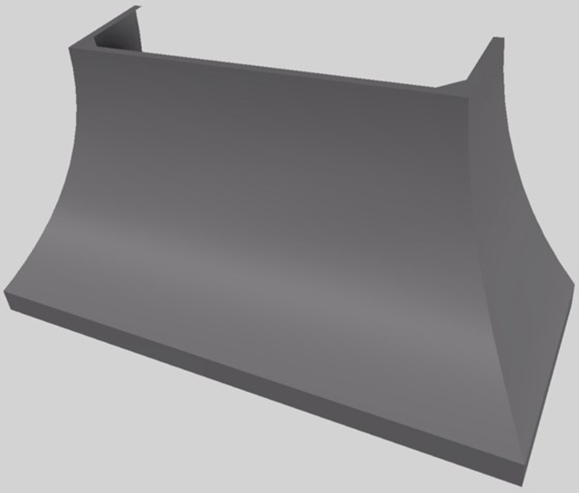 Vent-A-Hood® Designer Series 60" Gunsmoke Wall Mounted Range Hood-1