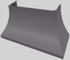 Vent-A-Hood® Designer Series 60" Gunsmoke Wall Mounted Range Hood-4
