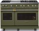 Viking® 5 Series 48" Martini Pro Style Gas (LP) Range with Brushed Brass Trim-4