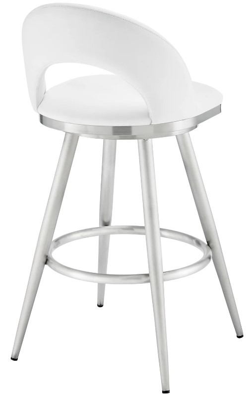 Armen Living Charlotte Swivel Stool - Thumbnail 2